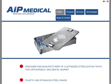 Tablet Screenshot of aip-medical.com